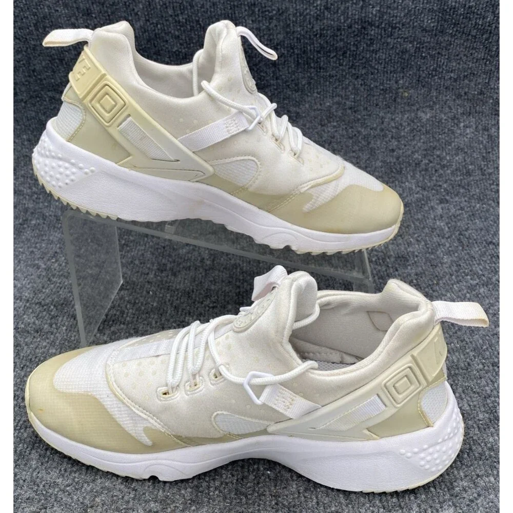 Nike Air Huarache Utility Triple White Men’s Size 8 Running Shoes 806807-100